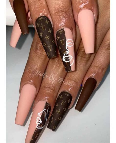 louis vuitton design nails|louis vuitton red bottom nails.